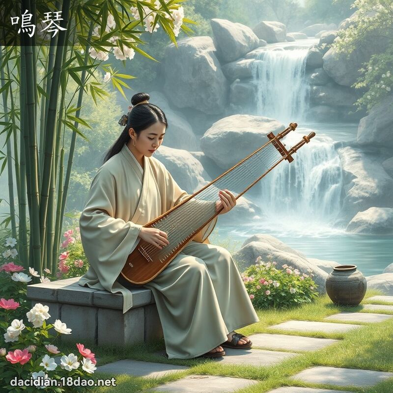鸣琴 - 国语大辞典配图