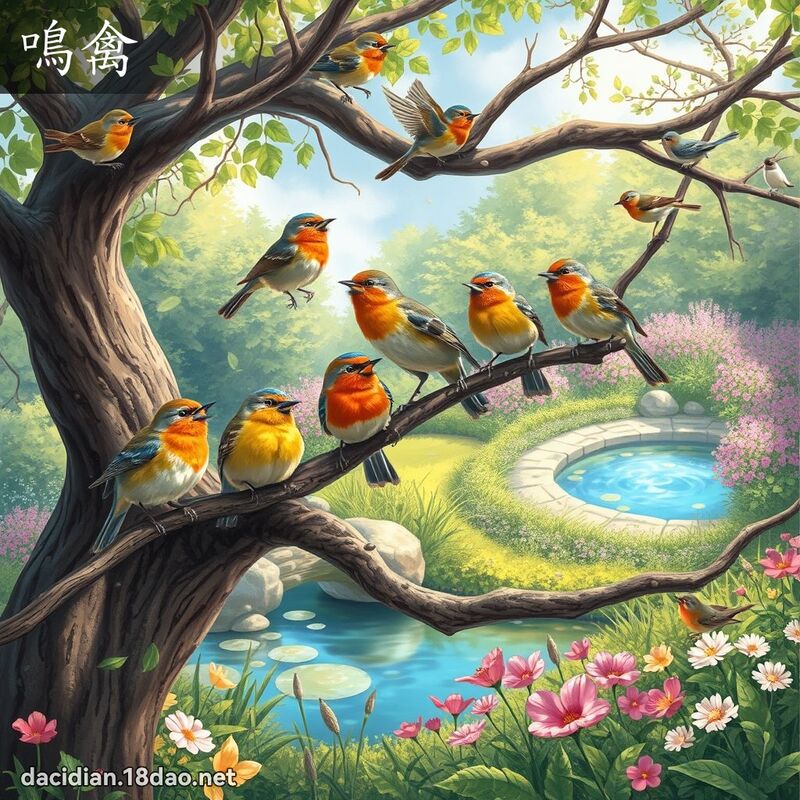 鸣禽 - 国语大辞典配图