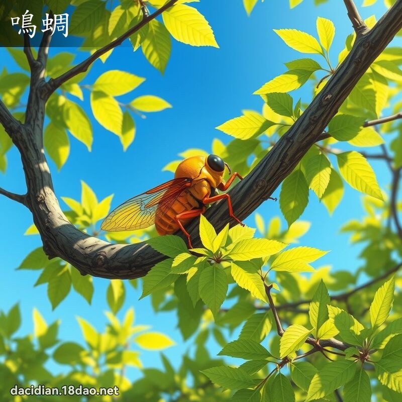 鳴蜩 - 國語大辭典配圖