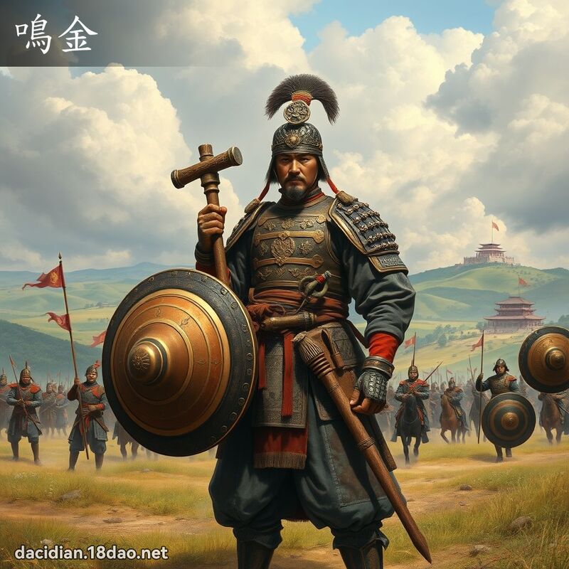 鸣金 - 国语大辞典配图