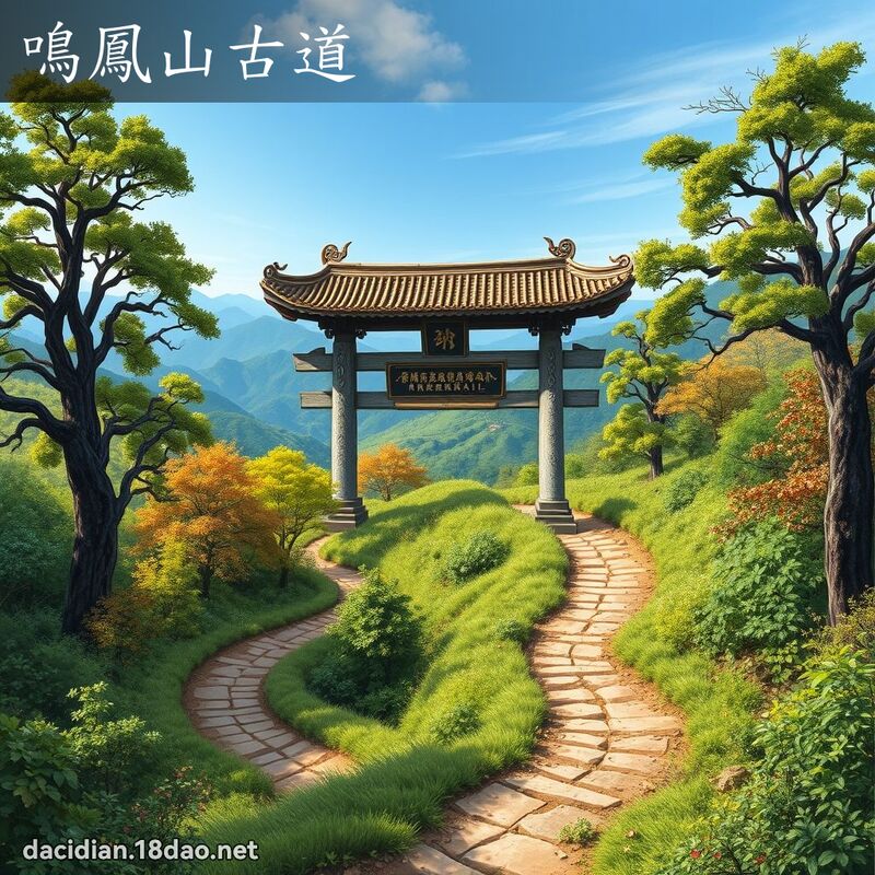 鸣凤山古道 - 国语大辞典配图