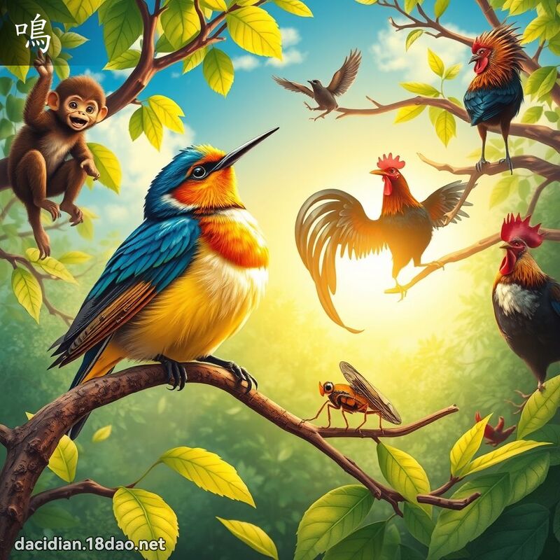鳴 - 國語大辭典配圖