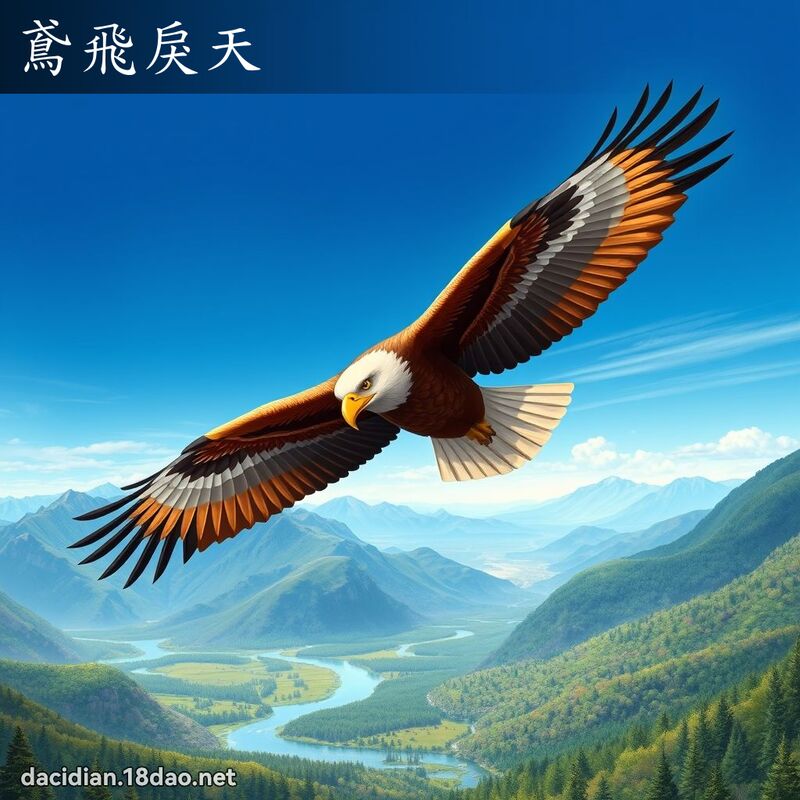 鳶飛戾天 - 國語大辭典配圖