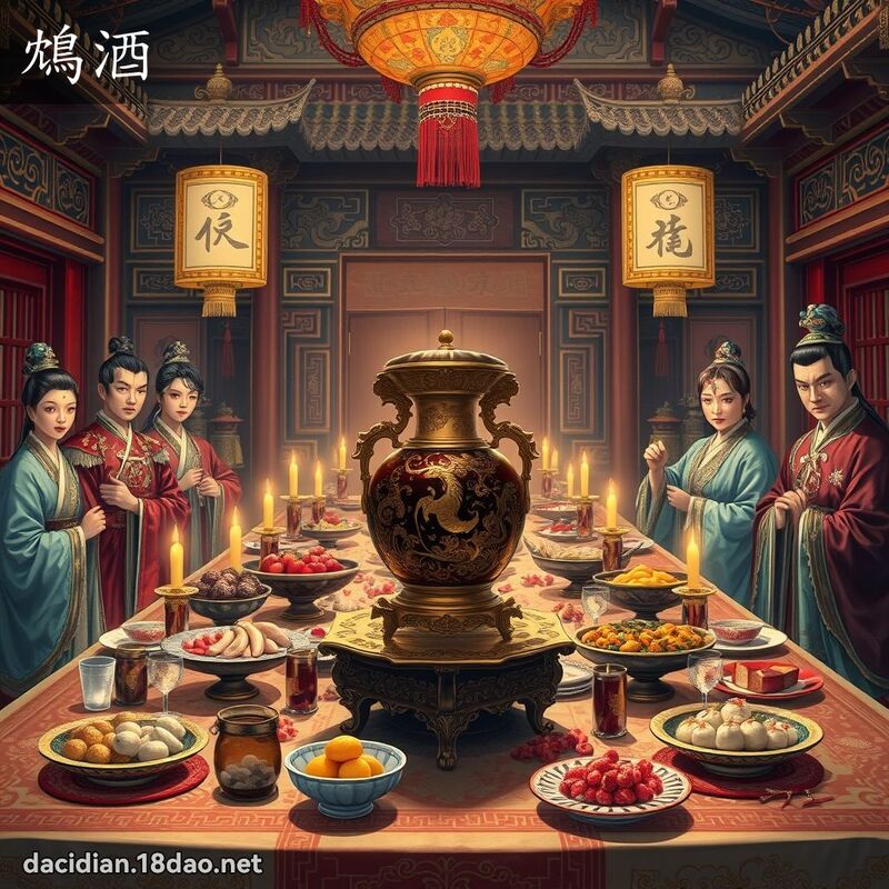 鴆酒 - 國語大辭典配圖