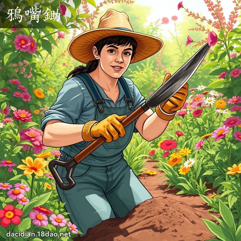 鴉嘴鋤 - 國語大辭典配圖