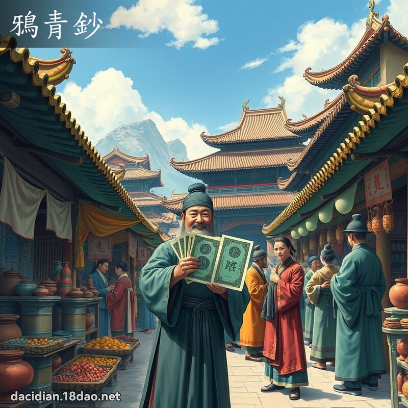 鸦青钞 - 国语大辞典配图