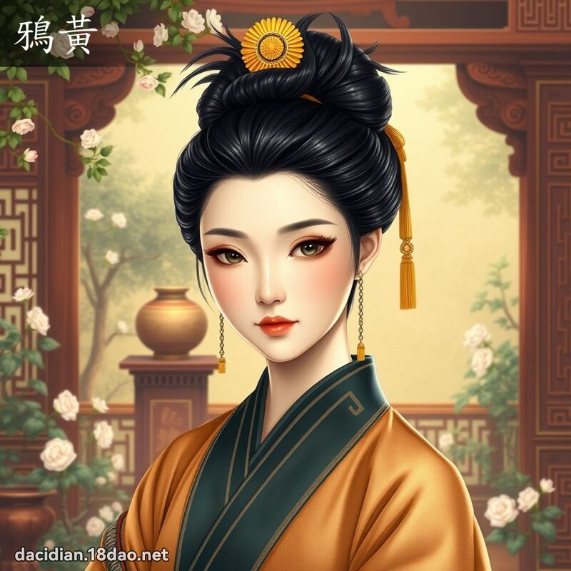 鸦黄 - 国语大辞典配图