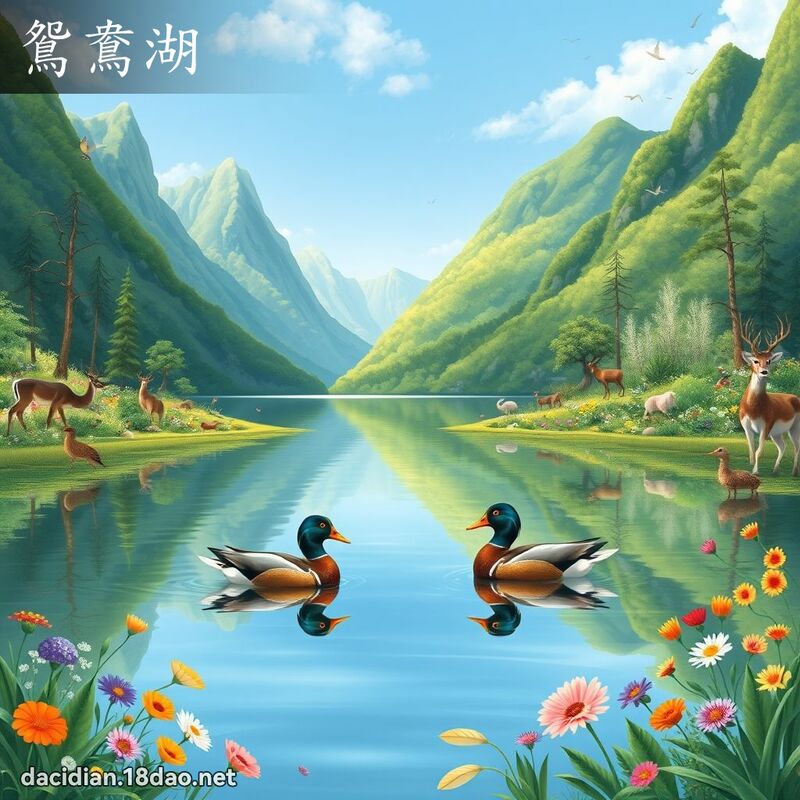 鴛鴦湖 - 國語大辭典配圖