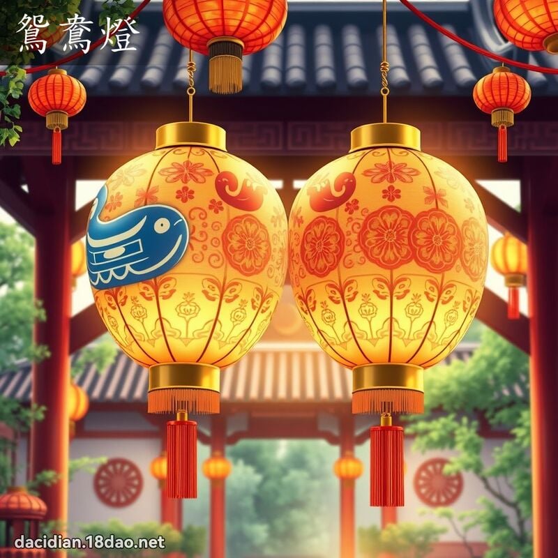 鸳鸯灯 - 国语大辞典配图