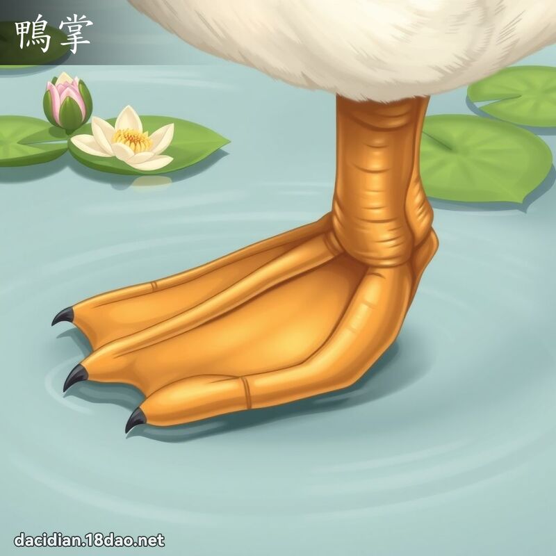 鸭掌 - 国语大辞典配图