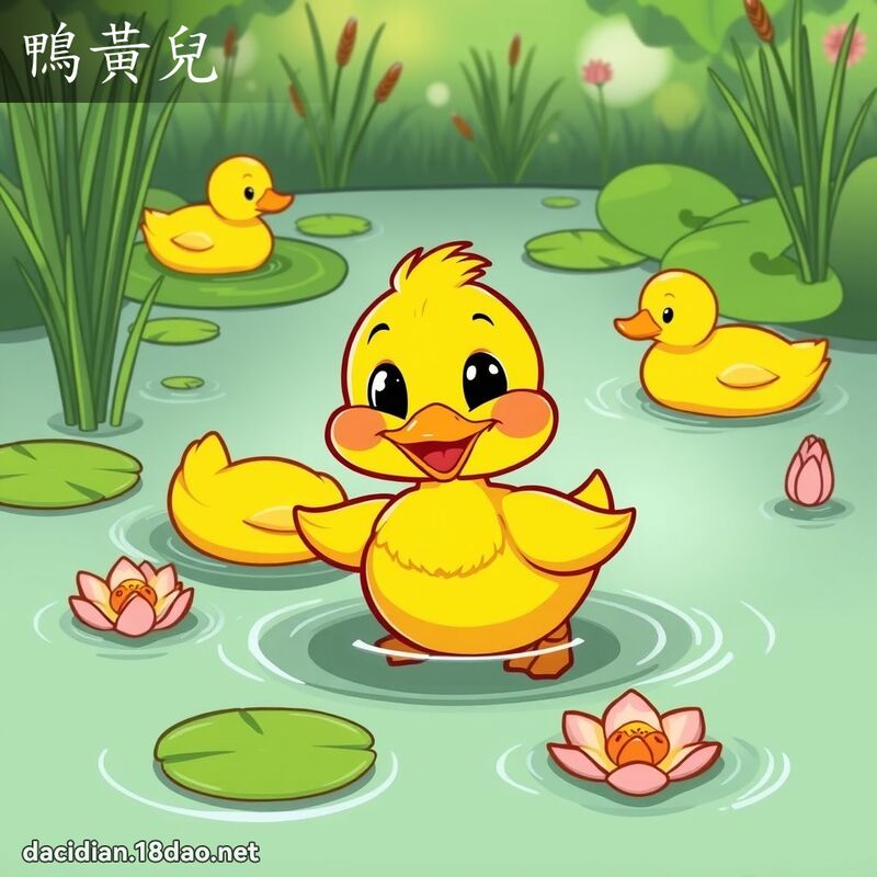 鴨黃兒 - 國語大辭典配圖