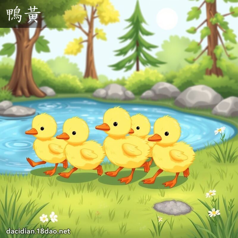 鸭黄 - 国语大辞典配图