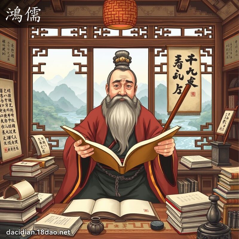 鴻儒 - 國語大辭典配圖