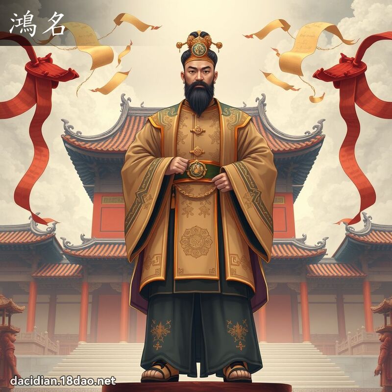 鴻名 - 國語大辭典配圖