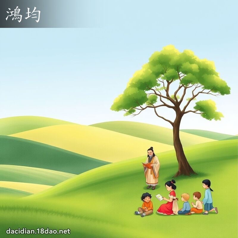 鴻均 - 國語大辭典配圖