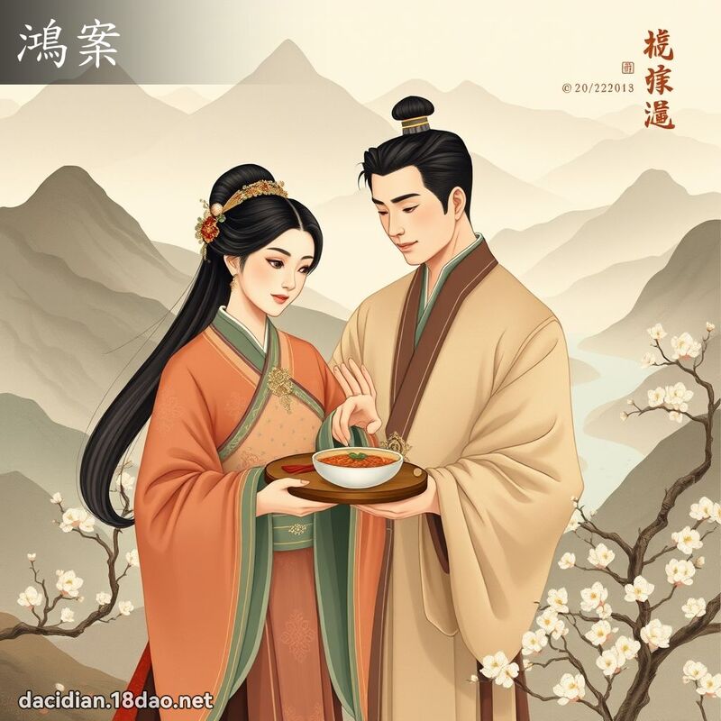 鸿案 - 国语大辞典配图