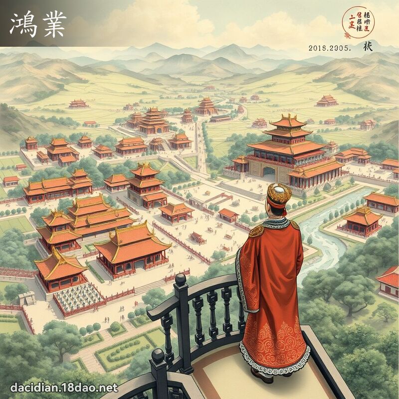 鴻業 - 國語大辭典配圖