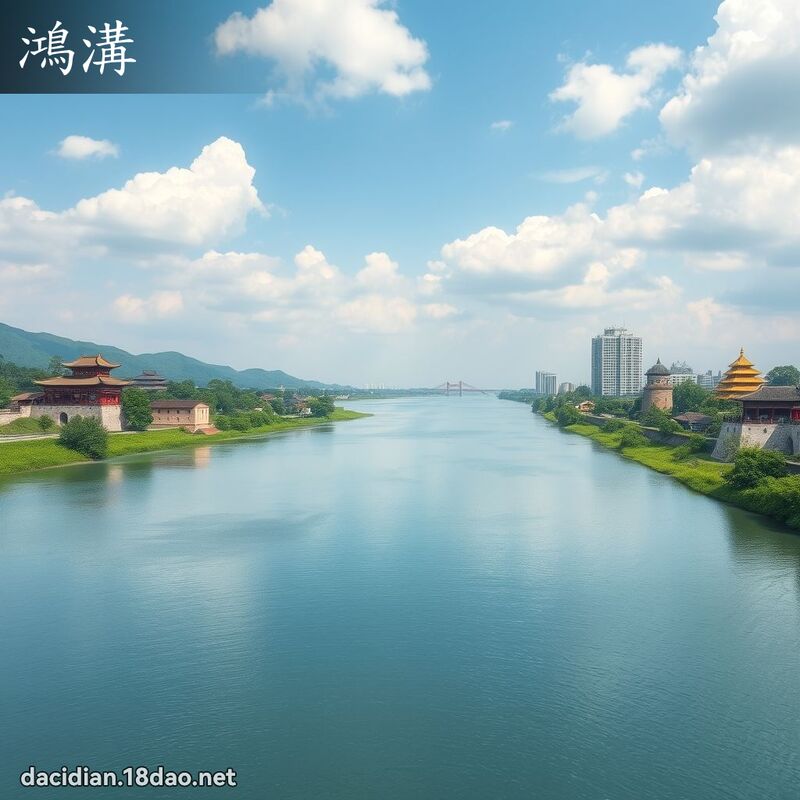 鸿沟 - 国语大辞典配图