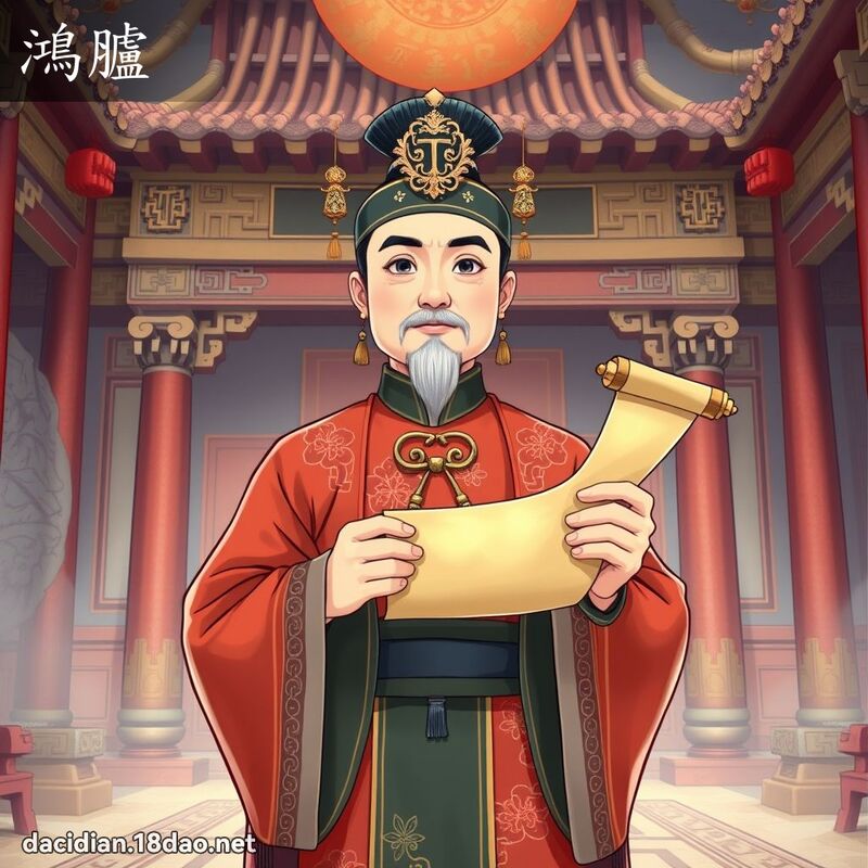 鴻臚 - 國語大辭典配圖