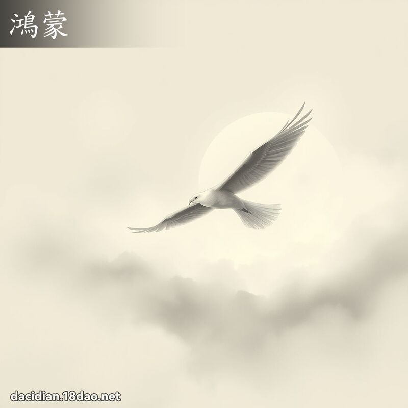 鴻蒙 - 國語大辭典配圖