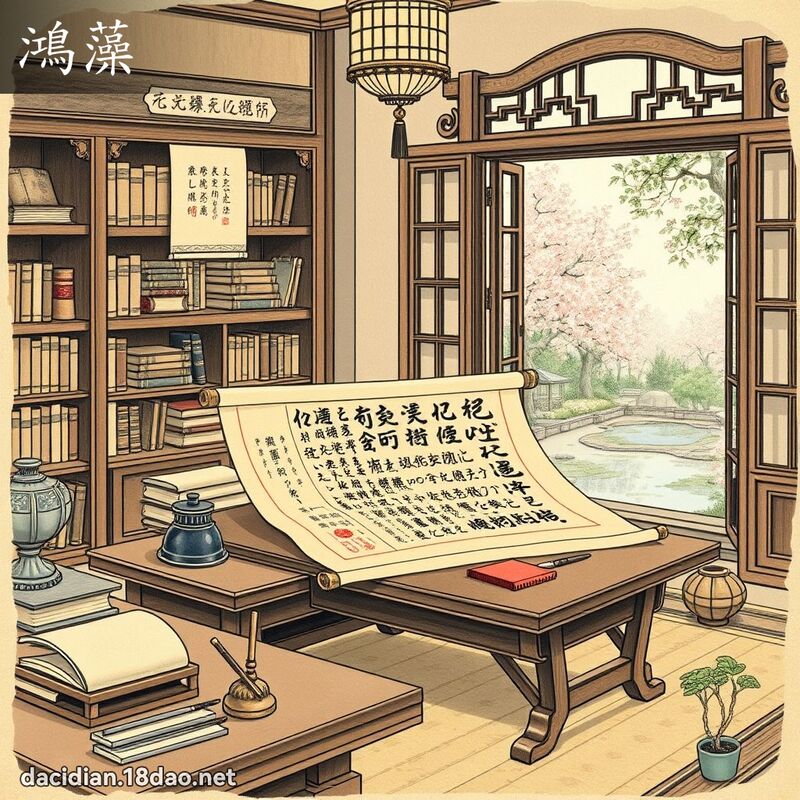 鴻藻 - 國語大辭典配圖
