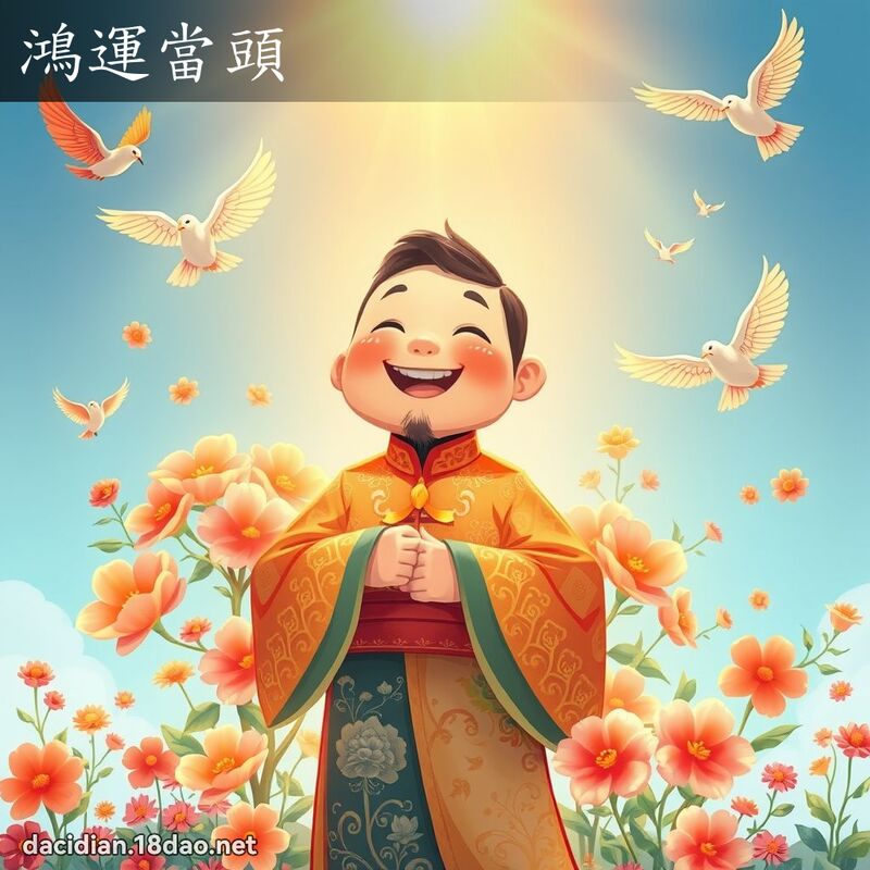 鴻運當頭 - 國語大辭典配圖