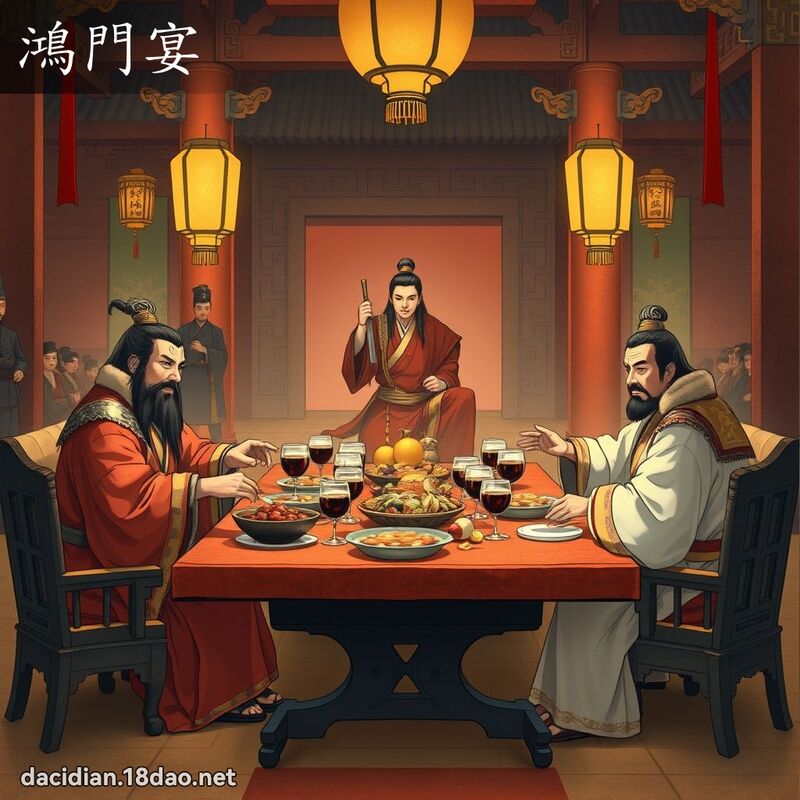 鴻門宴 - 國語大辭典配圖
