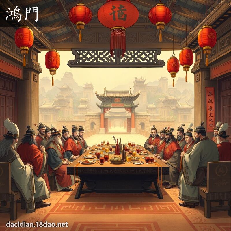 鸿门 - 国语大辞典配图
