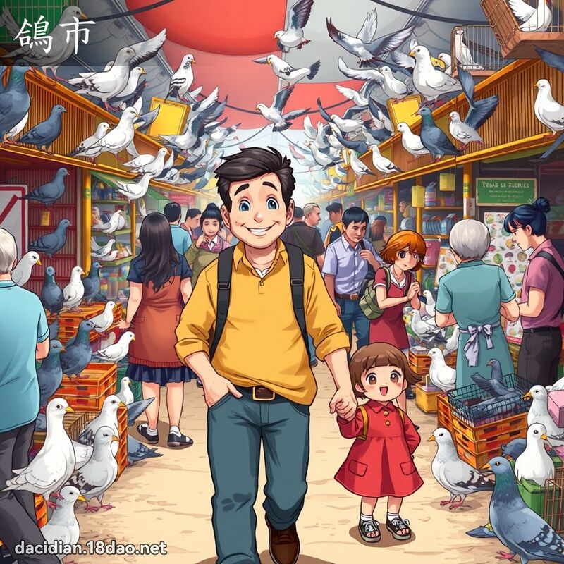 鴿市 - 國語大辭典配圖