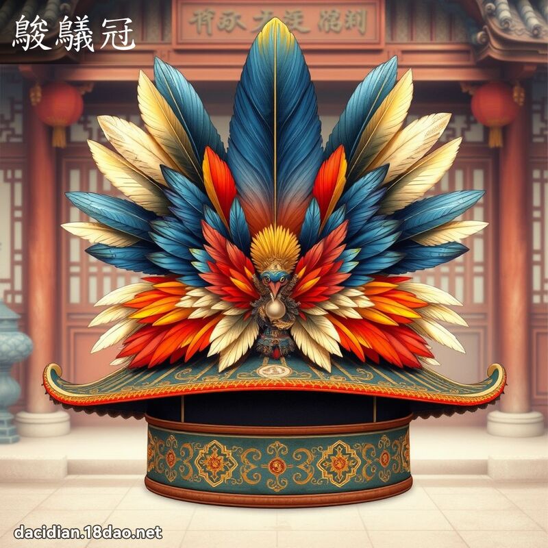 鵔鸃冠 - 國語大辭典配圖