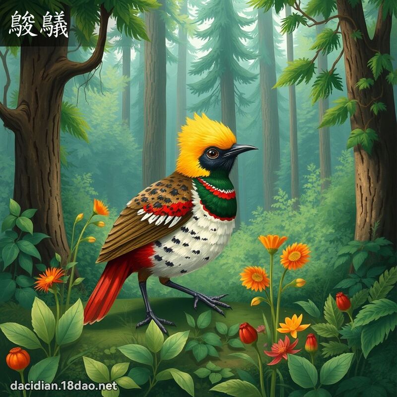 鵔鸃 - 國語大辭典配圖