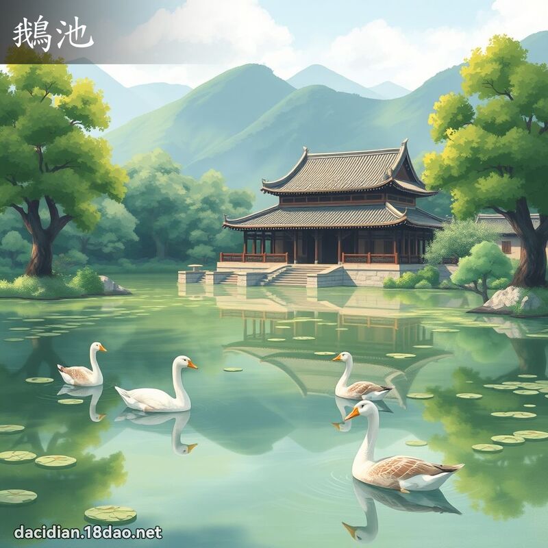 鹅池 - 国语大辞典配图