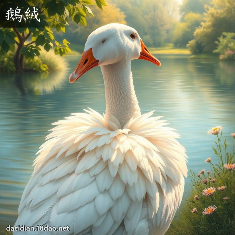 鹅绒 - 国语大辞典配图