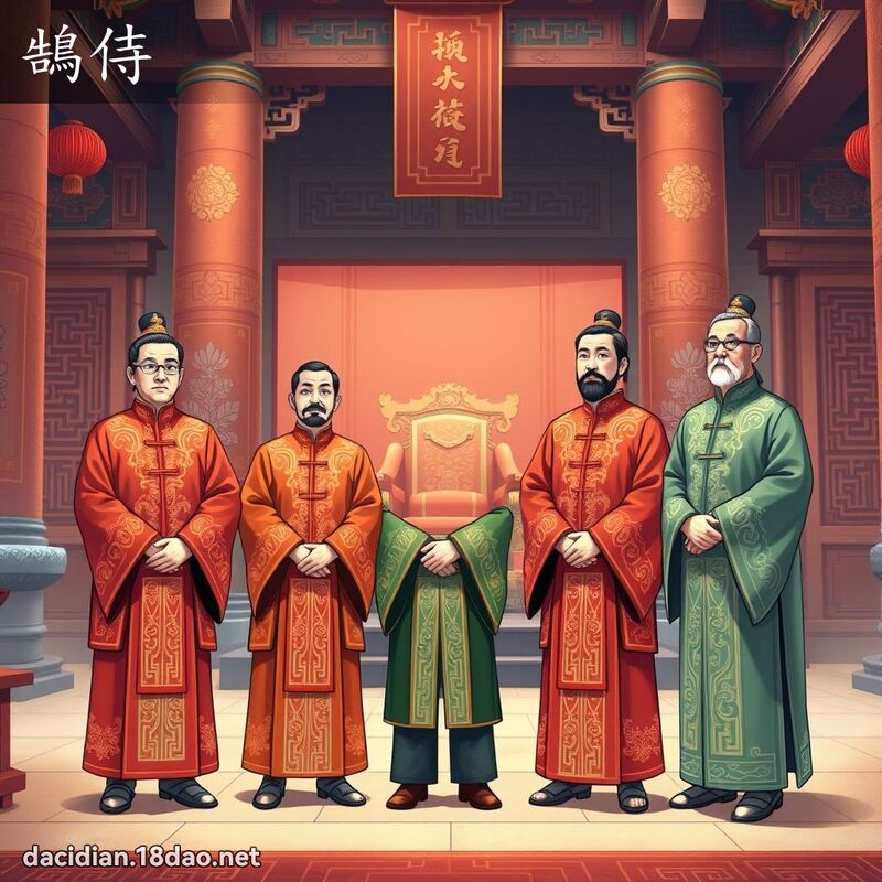 鵠侍 - 国语大辞典配图