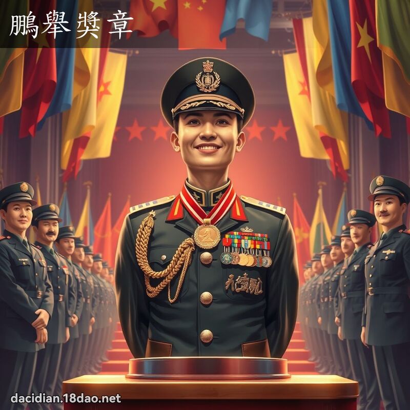鵬舉獎章 - 國語大辭典配圖