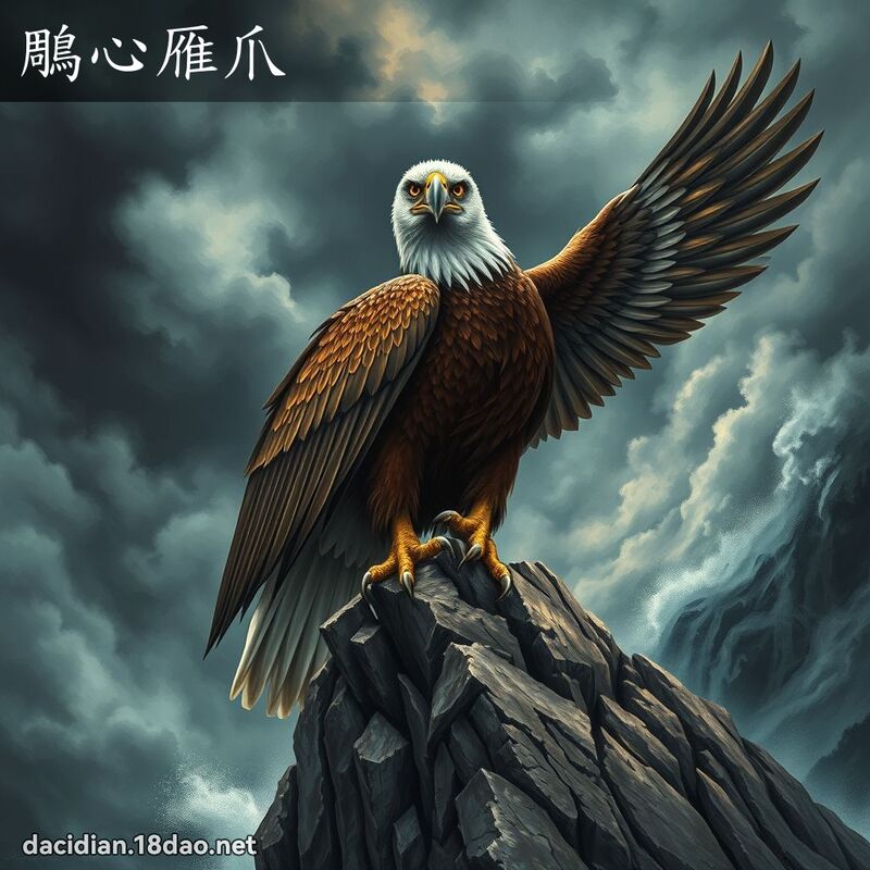 鵰心雁爪 - 國語大辭典配圖