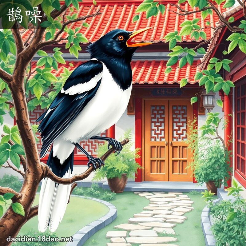 鹊噪 - 国语大辞典配图