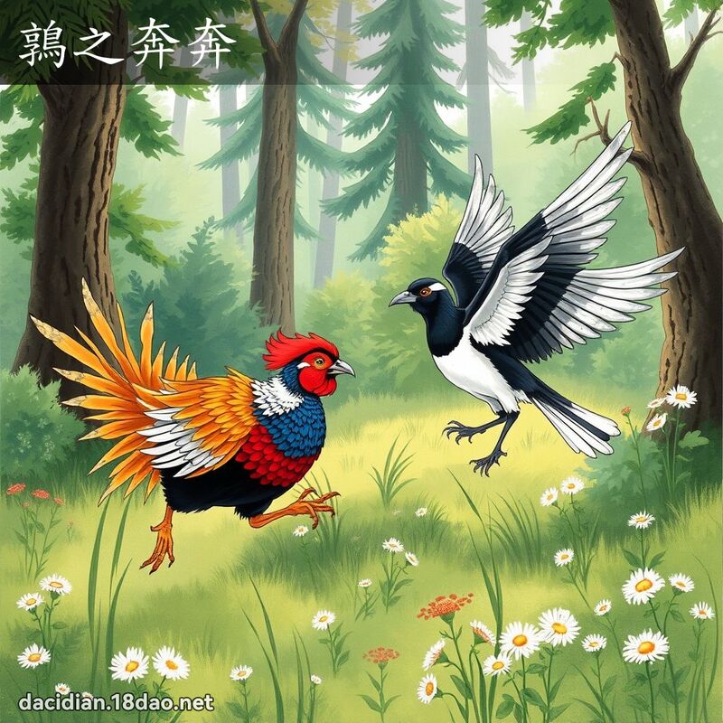 鶉之奔奔 - 國語大辭典配圖