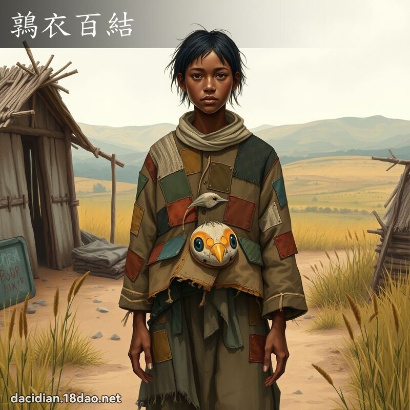鶉衣百結 - 國語大辭典配圖