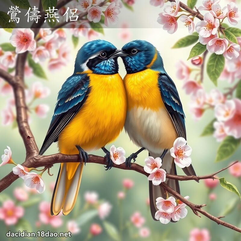 鶯儔燕侶 - 國語大辭典配圖