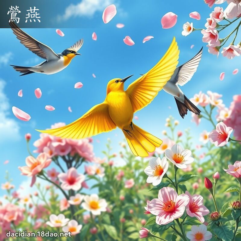 鶯燕 - 国语大辞典配图