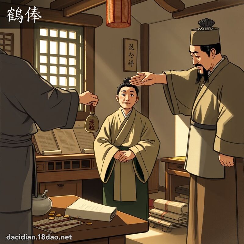 鶴俸 - 國語大辭典配圖