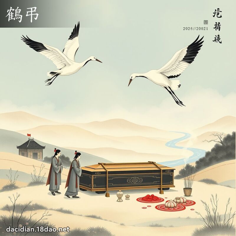 鹤弔 - 国语大辞典配图