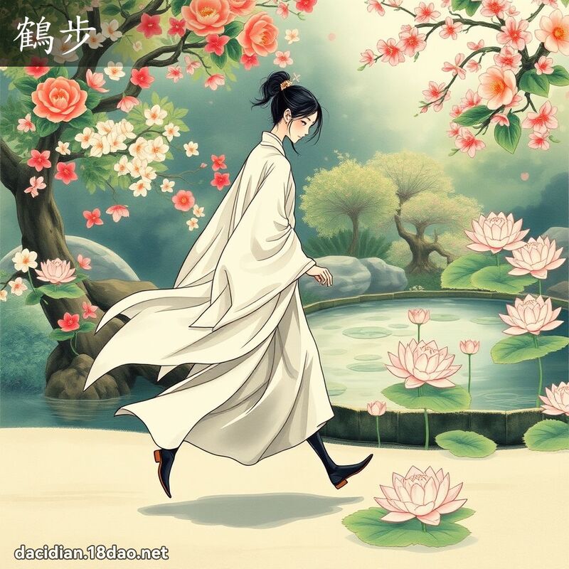鶴步 - 國語大辭典配圖