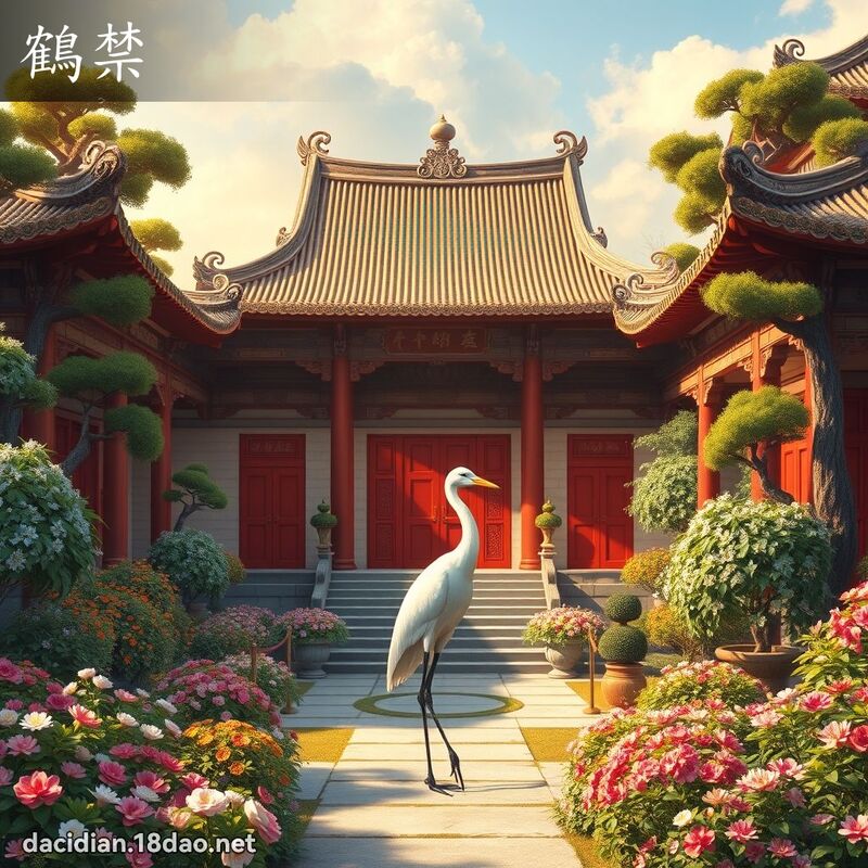 鹤禁 - 国语大辞典配图