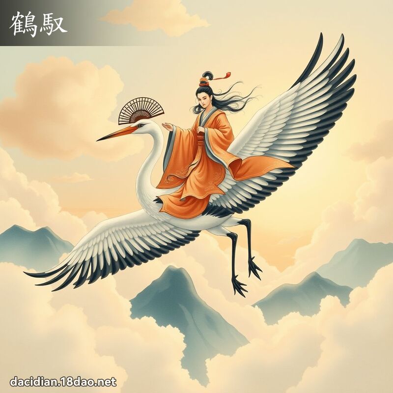 鹤驭 - 国语大辞典配图