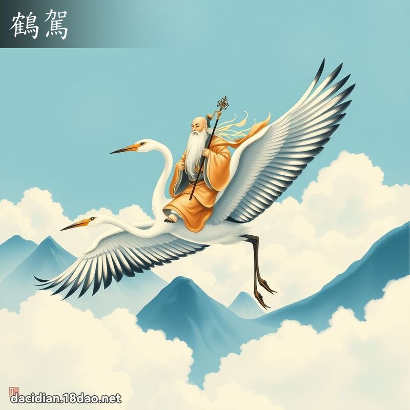 鹤驾 - 国语大辞典配图