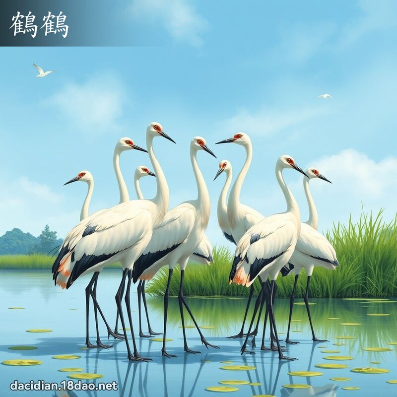 鶴鶴 - 國語大辭典配圖