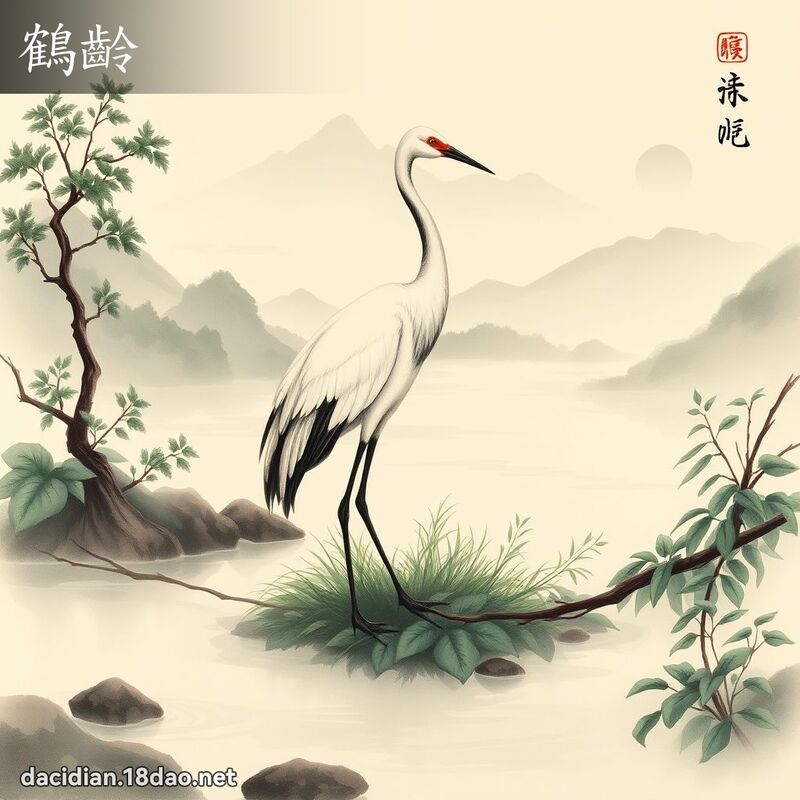 鹤龄 - 国语大辞典配图