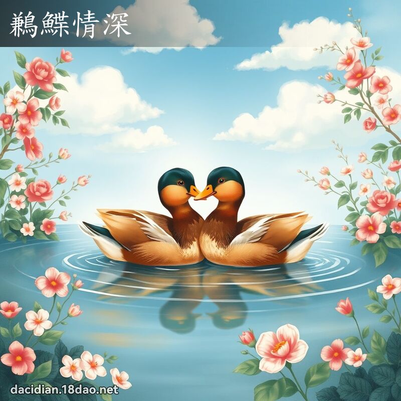鶼鰈情深 - 國語大辭典配圖